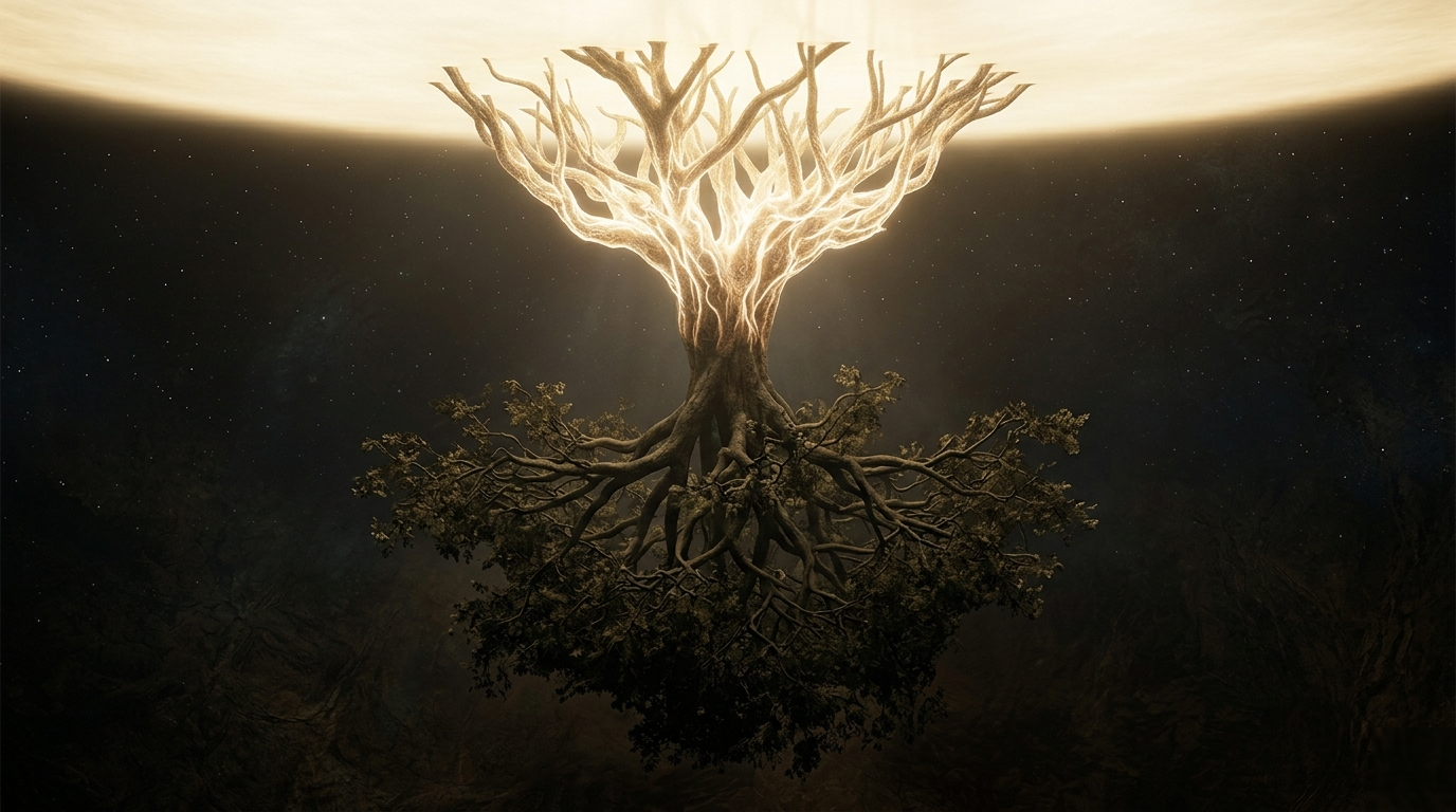 L’Ashvattha — l’arbre cosmique inversé