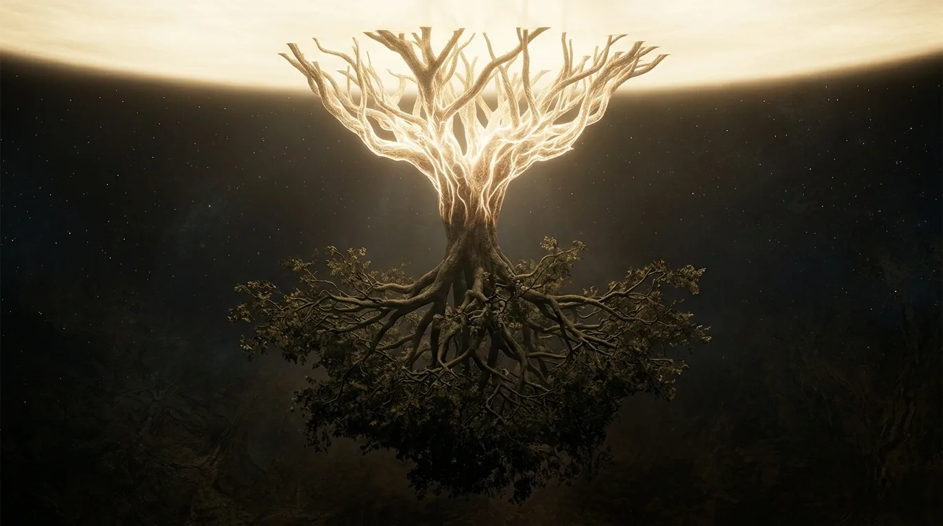 L’Ashvattha — l’arbre cosmique inversé