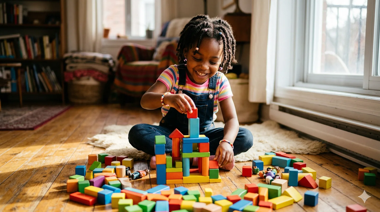 Un enfant qui joue, qui s'exprime librement dans la joie