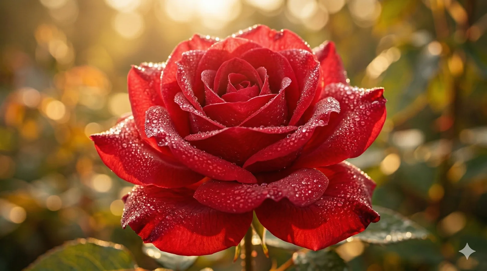 Une rose qui fleurit, qui s'épanouit naturellement